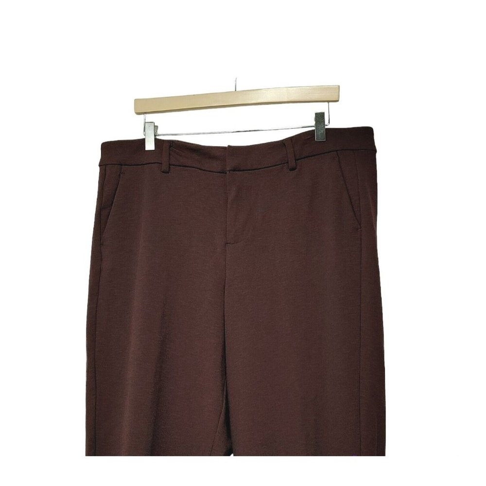 Women's Liverpool Los Angeles Plus Kelsey Knit Trouser Plus 18W Currant Color - Picture 5 of 9